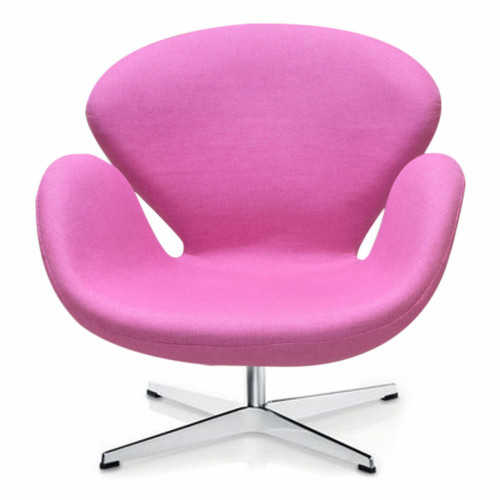 кресло swan chair розовое в Дзержинске