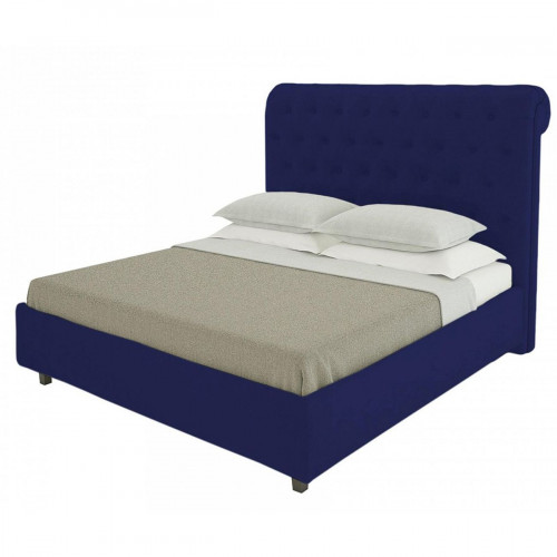 кровать большая 200х200 sweet dreams синяя в Дзержинске