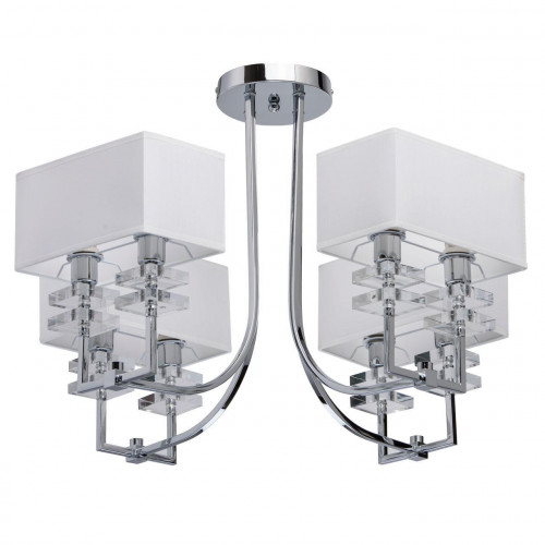 потолочная люстра mw-light прато 1 101010708 белая в Дзержинске