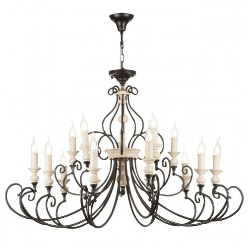 подвесная люстра maytoni karina h631pl-15b бежевая в Дзержинске
