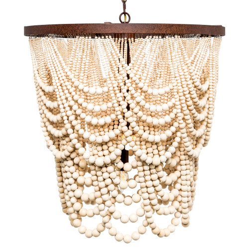 люстра «вандербилт» бусины из древесины нанизанные на нити в Дзержинске