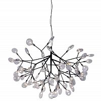 подвесная люстра crystal lux evita sp63 black/transparent в Дзержинске