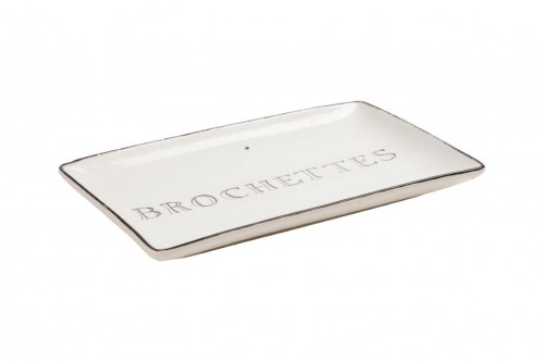декоративное блюдо brochettes white в Дзержинске