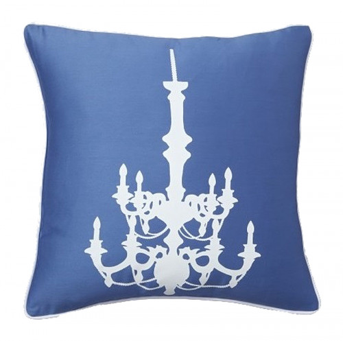 подушка с рисунком канделябра chandelier diamond-blue в Дзержинске