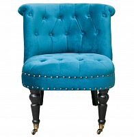 низкое кресло aviana blue velvet в Дзержинске