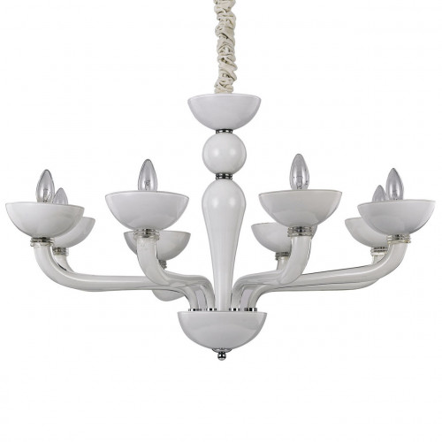 подвесная люстра ideal lux casanova sp8 bianco в Дзержинске