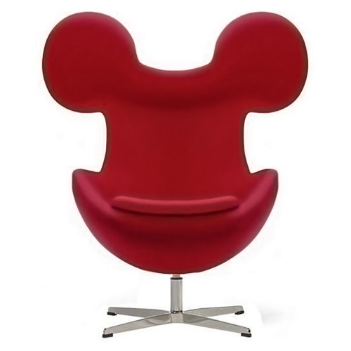 кресло egg mickey красное в Дзержинске