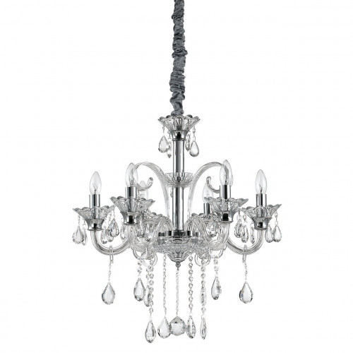 подвесная люстра ideal lux colossal sp6 trasparente в Дзержинске