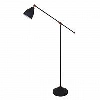 торшер arte lamp braccio a2054pn-1bk в Дзержинске