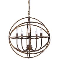 подвесная люстра arte lamp kopernik a1703sp-5br в Дзержинске