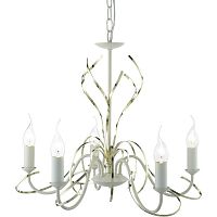 подвесная люстра arte lamp cinta a1309lm-5wc белая в Дзержинске