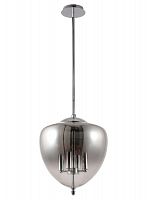 подвесная люстра crystal lux milagro sp4 a chrome серая в Дзержинске
