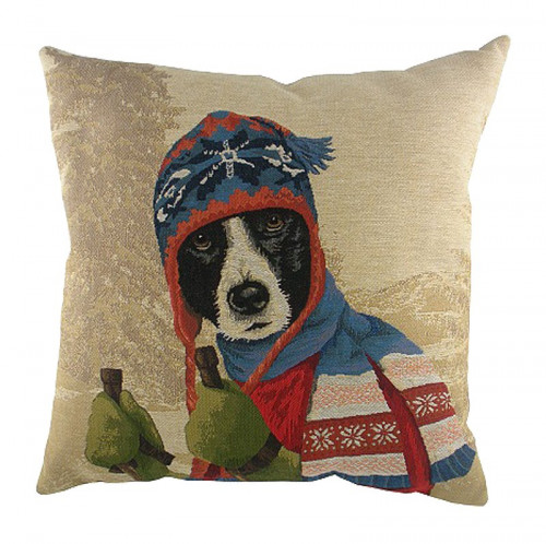 подушка с картинкой ski dogs border collie в Дзержинске