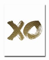 постер xo золотой a4 в Дзержинске