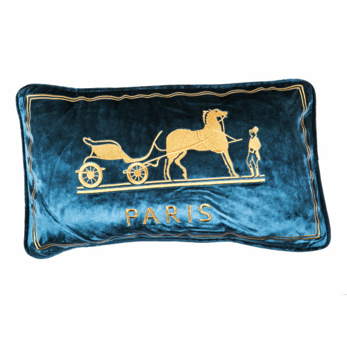декоративная подушка old paris синий в Дзержинске