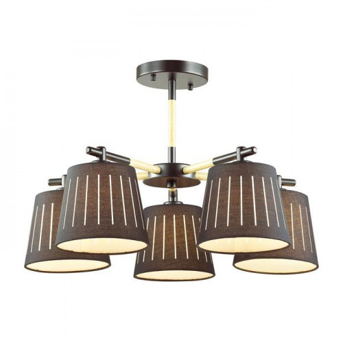 потолочная люстра odeon light nicola 4110/5 черная в Дзержинске