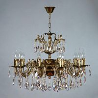 подвесная люстра ambiente granada 2118/10 pb tear drop бронза в Дзержинске