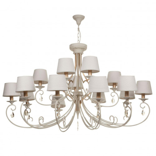 подвесная люстра maytoni enna arm548pl-15wg белая в Дзержинске