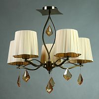 потолочная люстра brizzi bx03203/5 bronze cream в Дзержинске