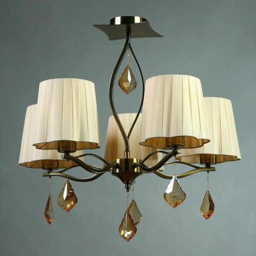 потолочная люстра brizzi bx03203/5 bronze cream в Дзержинске