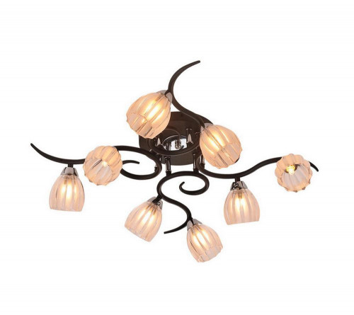 потолочная люстра idlamp raymond 213/8pf-blackchrome в Дзержинске