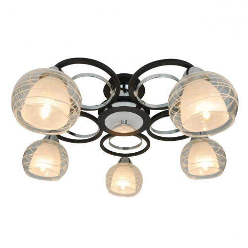 потолочная люстра arte lamp ginevra a1604pl-5bk в Дзержинске