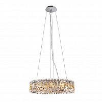 подвесная люстра crystal lux lirica sp10 d610 chrome в Дзержинске