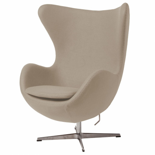 кресло egg chair бежевое в Дзержинске