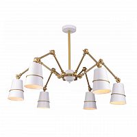 подвесная люстра divinare reattiva 8035/03 lm-6 белая в Дзержинске
