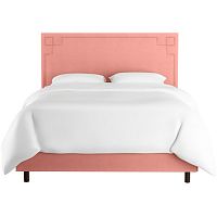 кровать двуспальная с мягкой спинкой 160х200 розовая aiden pink в Дзержинске