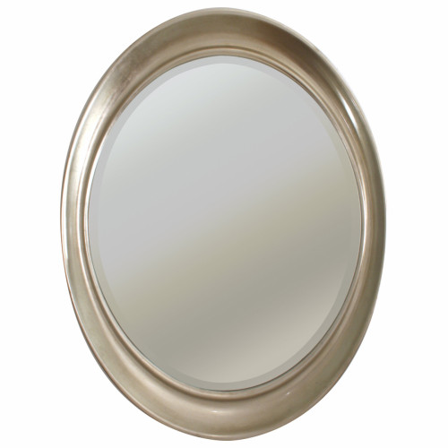 овальное зеркало настенное серебро oval antique silver в Дзержинске