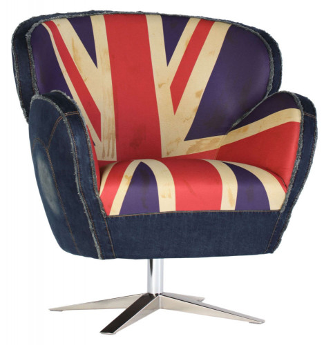 кресло aizek uk flag красное-синее в Дзержинске