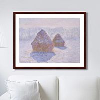 картина: haystacks (effect of snow and sun), 1891г. в Дзержинске