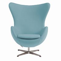 кресло egg chair голубое в Дзержинске