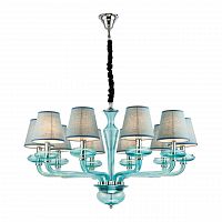 подвесная люстра lucia tucci ashanti 1260.10 blue голубая в Дзержинске