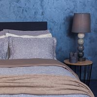 комплект постельного белья decoflux сатин 1.5 спальный versaille grey в Дзержинске