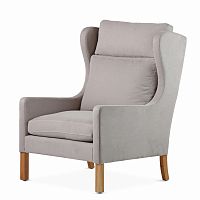 кресло wingback серый в Дзержинске