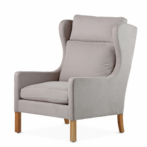 кресло wingback серый в Дзержинске