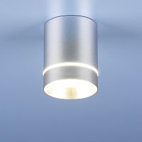 потолочный светодиодный светильник elektrostandard dlr021 9w 4200k хром матовый 4690389102943 в Дзержинске