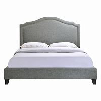 кровать cassis upholstered серая 90х200 р в Дзержинске