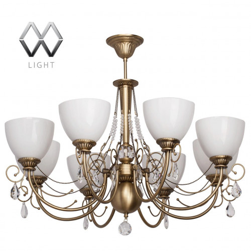 подвесная люстра mw-light фелиция 347016608 белая в Дзержинске
