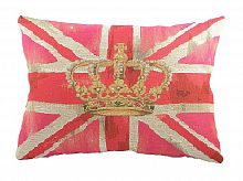 большая подушка с британским флагом crown pink в Дзержинске