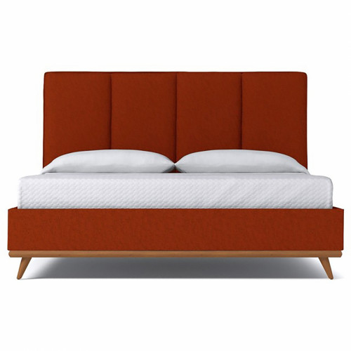 кровать двуспальная 160х200 красная carter pumpkin в Дзержинске
