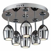 дизайнерская потолочная светодиодная люстра spot light merlot 1194668 хром в Дзержинске