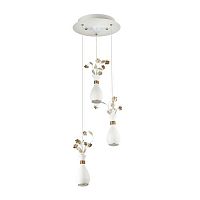подвесная светодиодная люстра odeon light carolis 4035/18l в Дзержинске