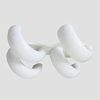 потолочная светодиодная люстра ambrella light orbital cloud fc11/4 wh 80w d620*500 в Дзержинске