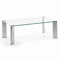 журнальный столик corner 110x60 со стеклянной столеницей c363c07 от la forma (ex julia grup) в Дзержинске