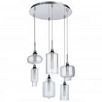 дизайнерская подвесная люстра spot light larissa 1890628 хром в Дзержинске