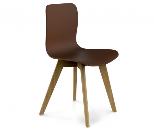 стул dsw коричневый s42 (eames style) в Дзержинске