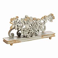 подставка для визиток pewter flower серая в Дзержинске